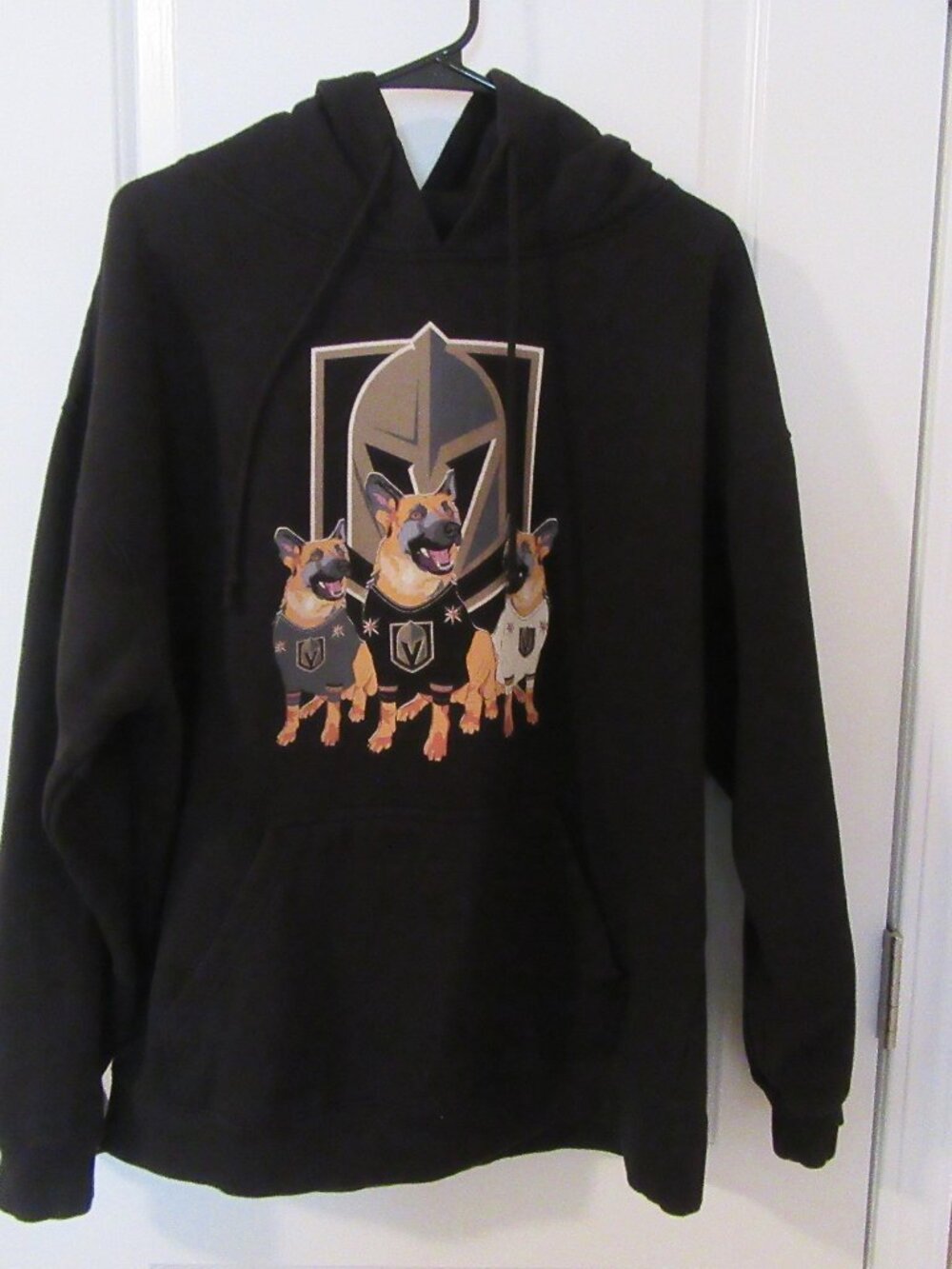 Delta Fleece 2XL German Shepherd Vegas Golden Knights Hoodie Sweatshirt